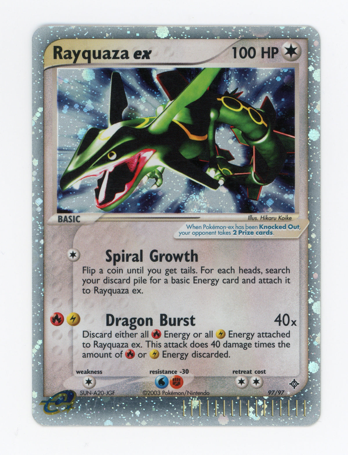Rayquaza ex — Rare Holo EX — ID 19048