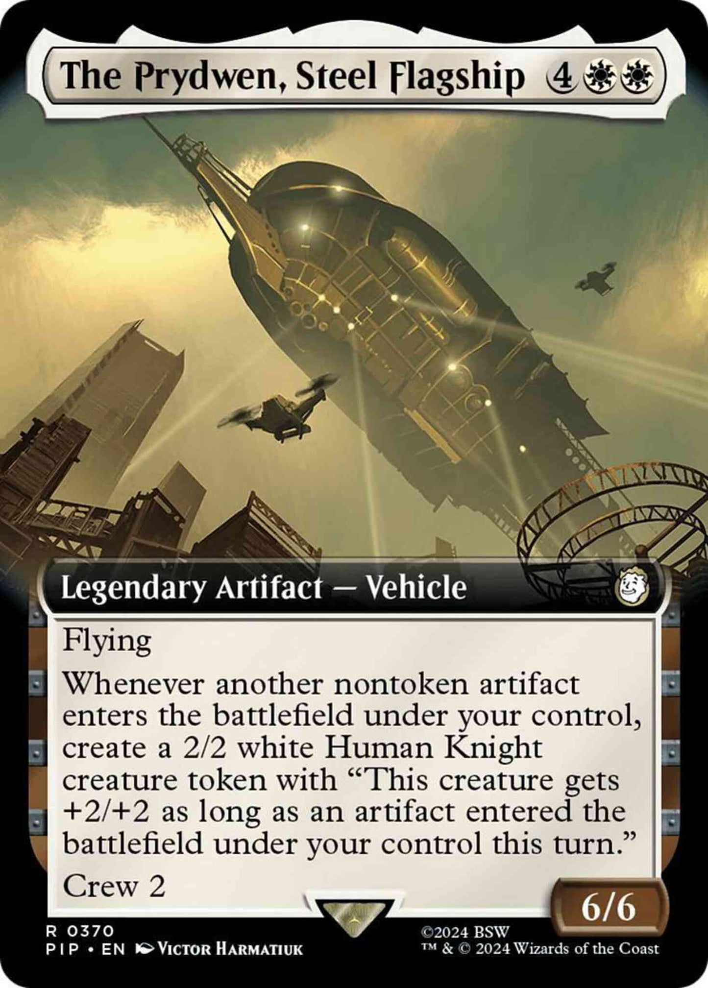 The Prydwen, Steel Flagship [370] [Extended Art] [Fallout] [Non-Foil]