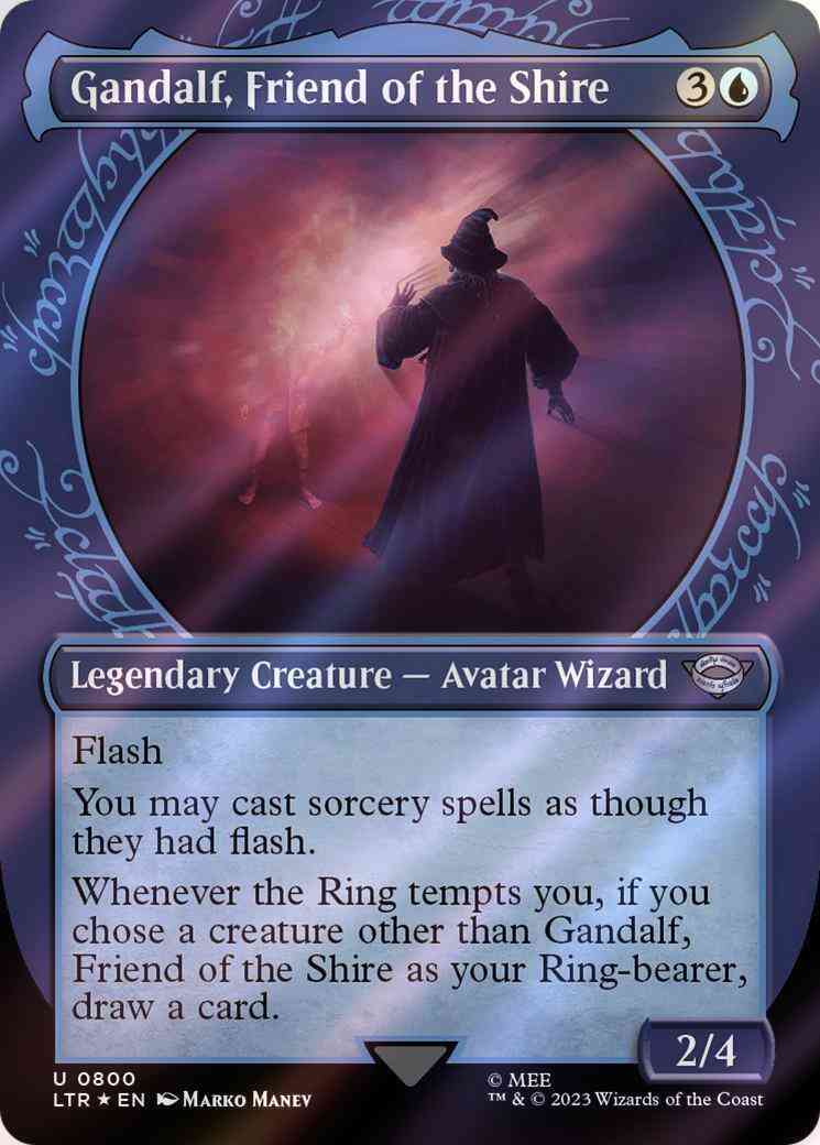 Gandalf, Friend of the Shire [800] [Ring Showcase] [The Lord of the Rings: Tales of Middle-earth] [Surge Foil]