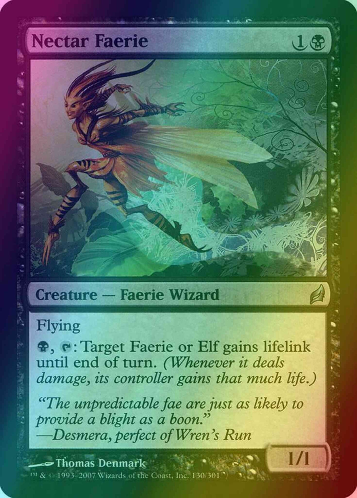 fairy cards mtg Nectar Faerie [130] [Lorwyn] [Foil] – Face to Face Games