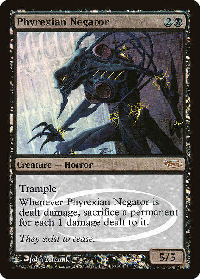 Phyrexian Negator [Judge Gift Cards 2004] [Foil]