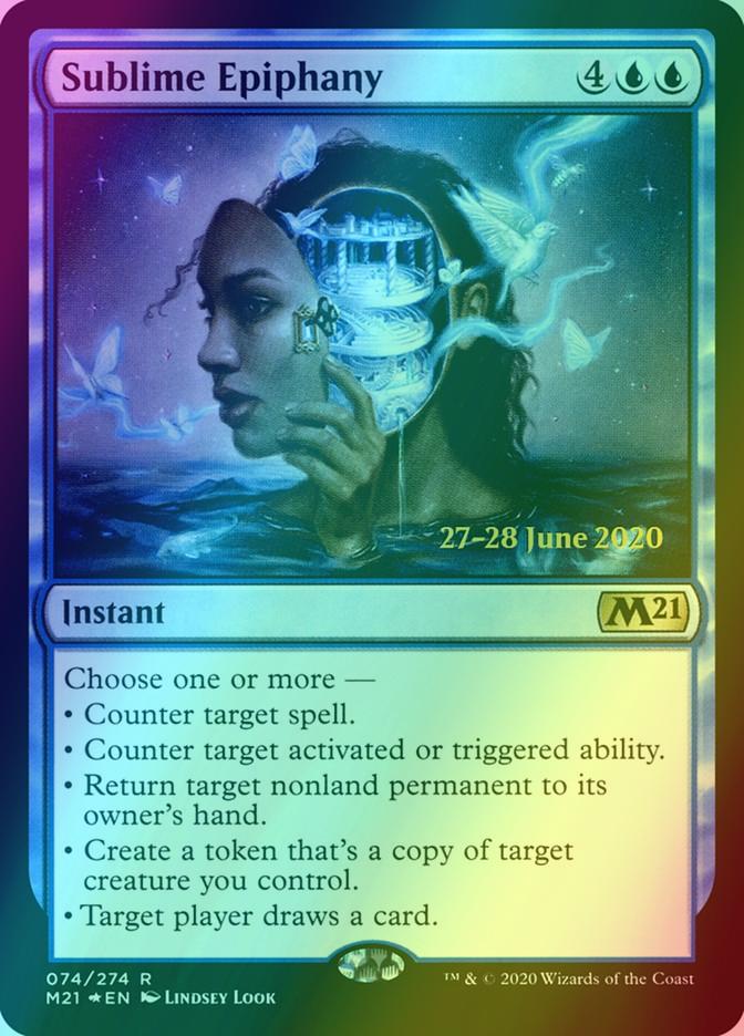 Sublime Epiphany [Prerelease] [74s] [Core Set 2021 Promos] [Foil]