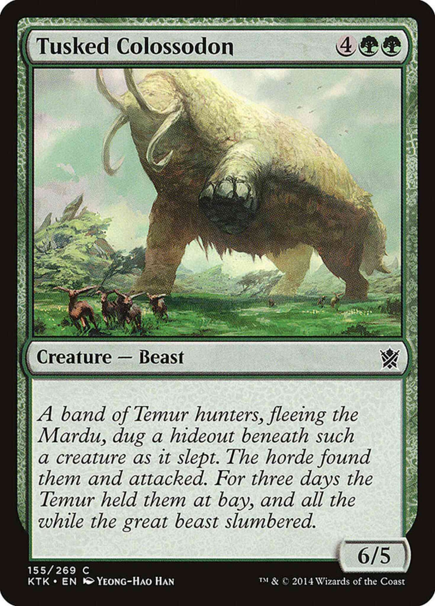 Tusked Colossodon [155] [Khans Of Tarkir] [Non-Foil]