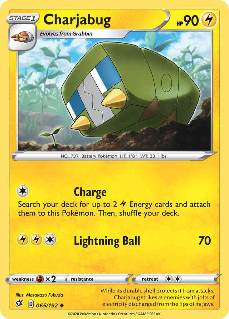Charjabug - 065/192 - Uncommon [swsh2-065] [Reverse Holo]