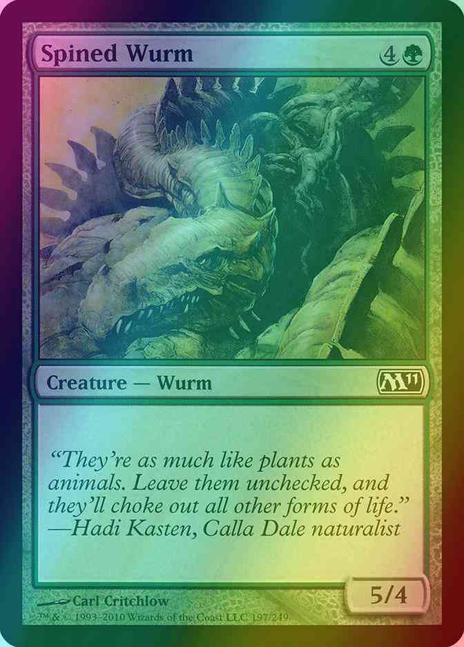 Spined Wurm [197] [Magic 2011] [Foil]