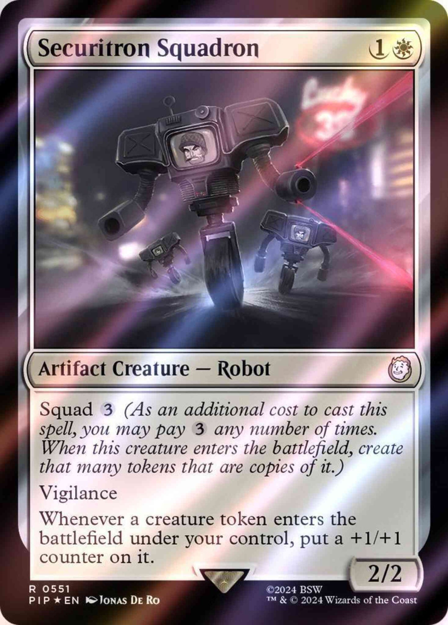Securitron Squadron [551] [Fallout] [Surge Foil]