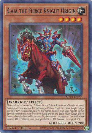 Gaia the Fierce Knight Origin - MP21-EN096 - Rare - 1st Edition