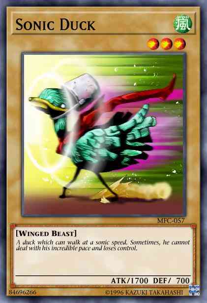 Sonic Duck - MFC-057 - Common - 1st Edition