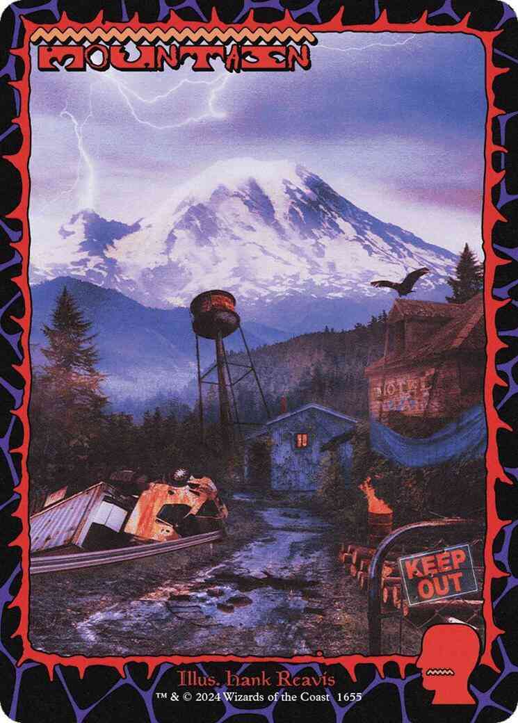 Mountain [1655] [Full Art] [Brain Dead: Lands] [Secret Lair Drop] [Non-Foil]