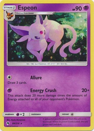 Espeon - 89/214 - Promo [Blister Pack] [SM8MSP-89] [Cosmos Holo]