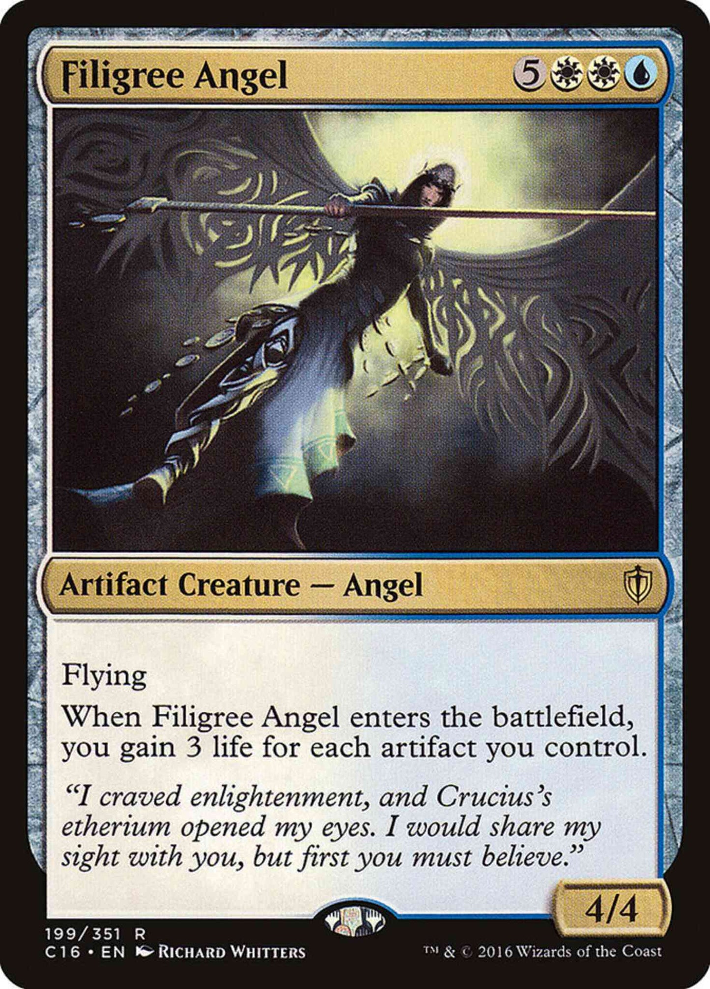 Filigree Angel [199] [Commander 2016] [Non-Foil]