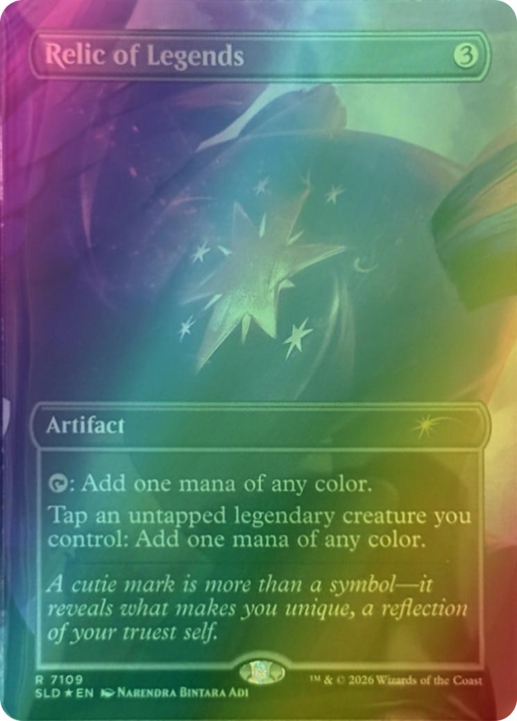 Relic of Legends [7109] [Borderless] [Friendship Is Magic] [Secret Lair Drop] [Foil]