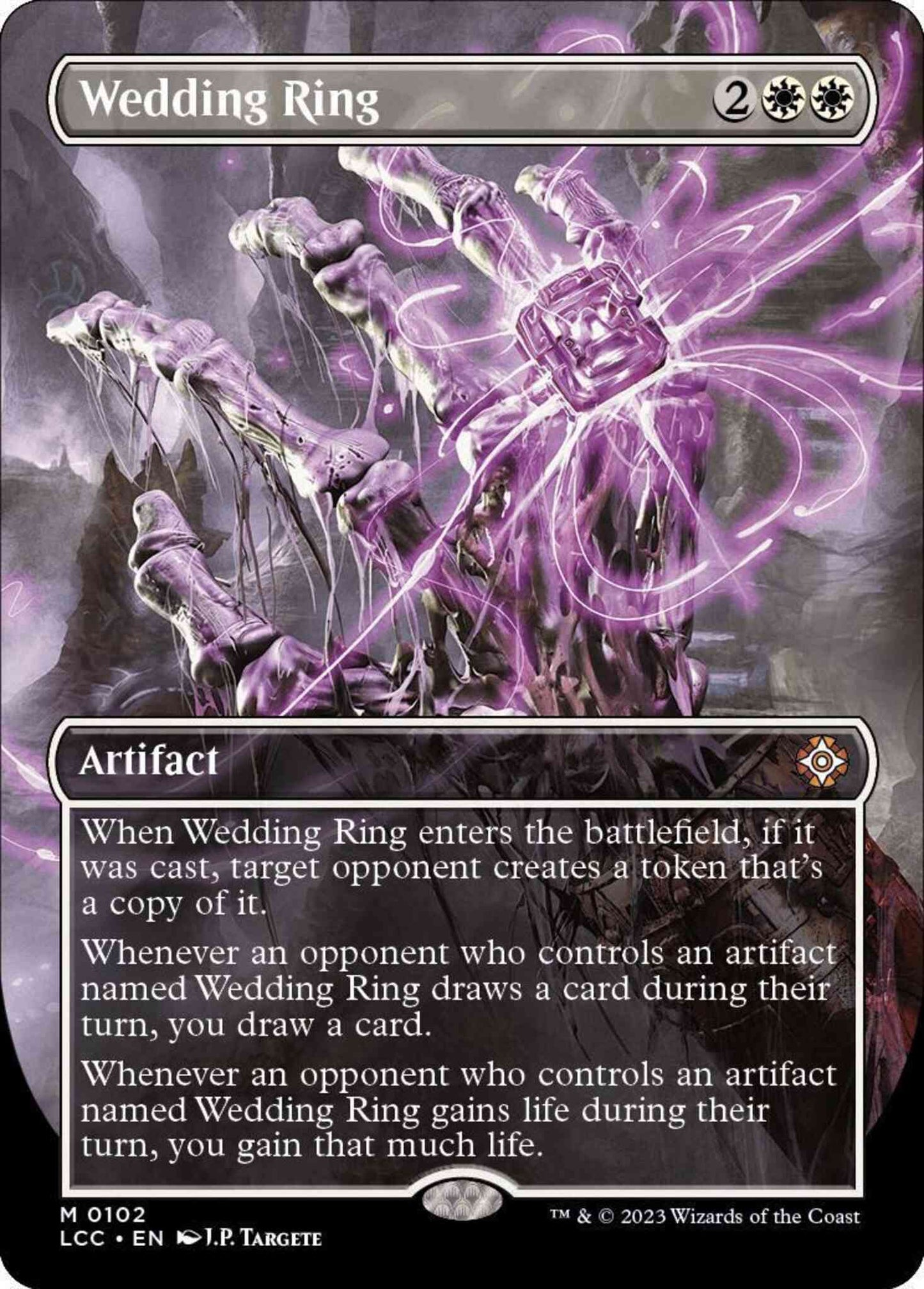 Wedding Ring [102] [Borderless] [The Lost Caverns of Ixalan: Commander] [Non-Foil]