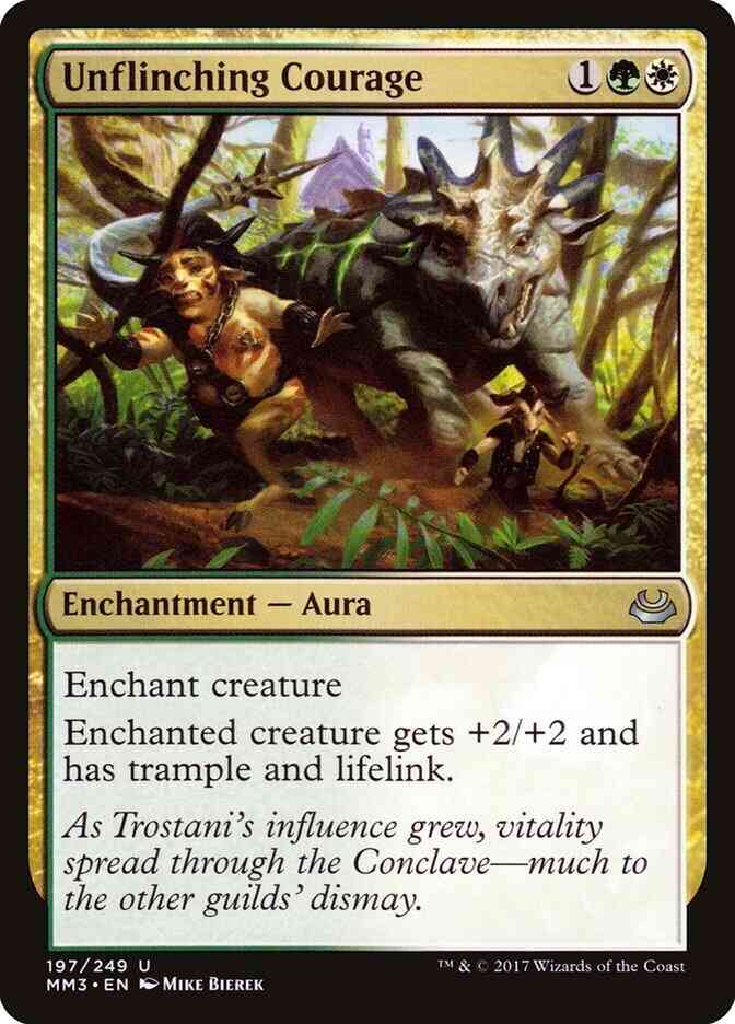 Unflinching Courage [197] [Modern Masters 2017] [Non-Foil]