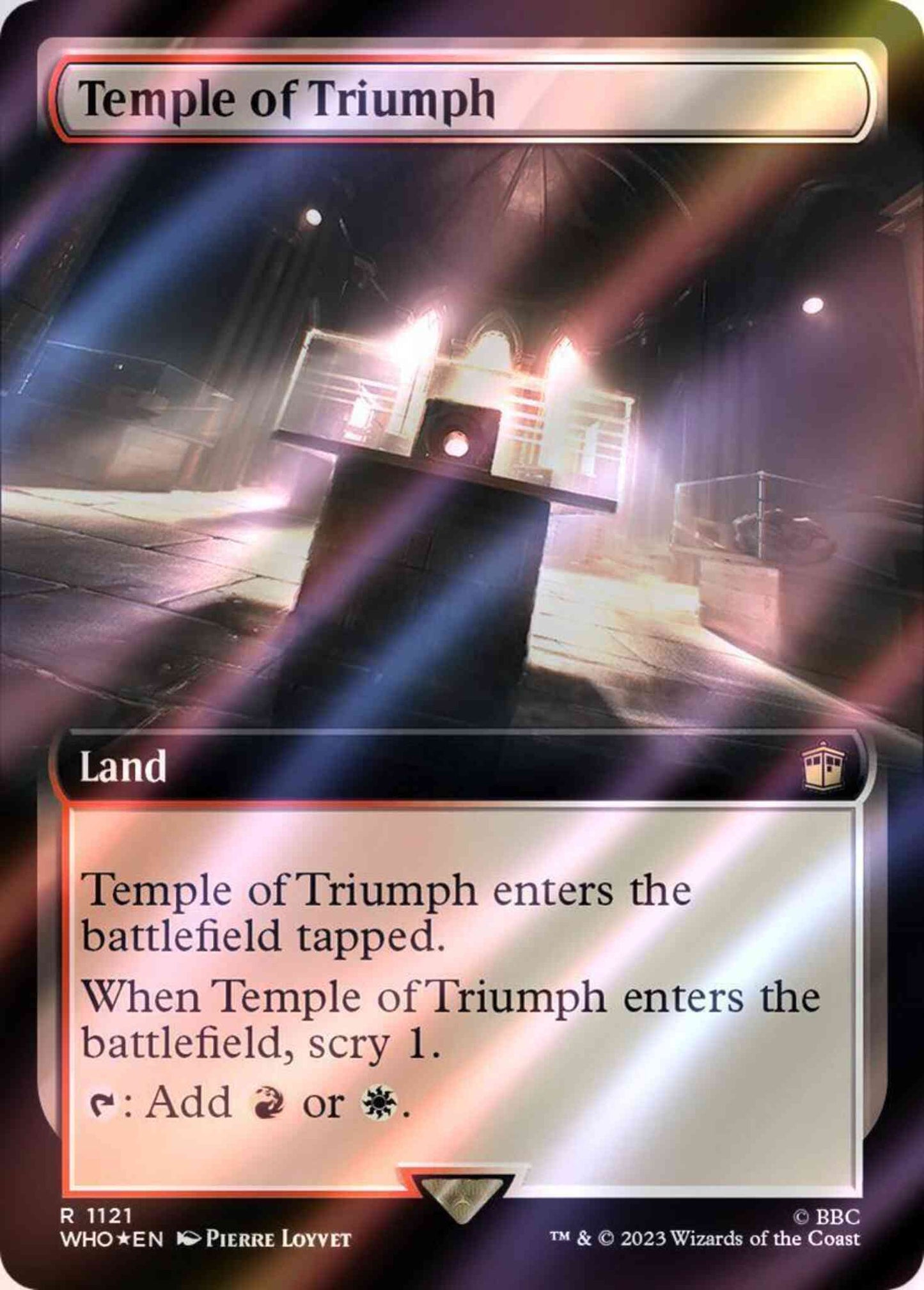 Temple of Triumph [1121] [Extended Art] [Universes Beyond: Doctor Who] [Surge Foil]