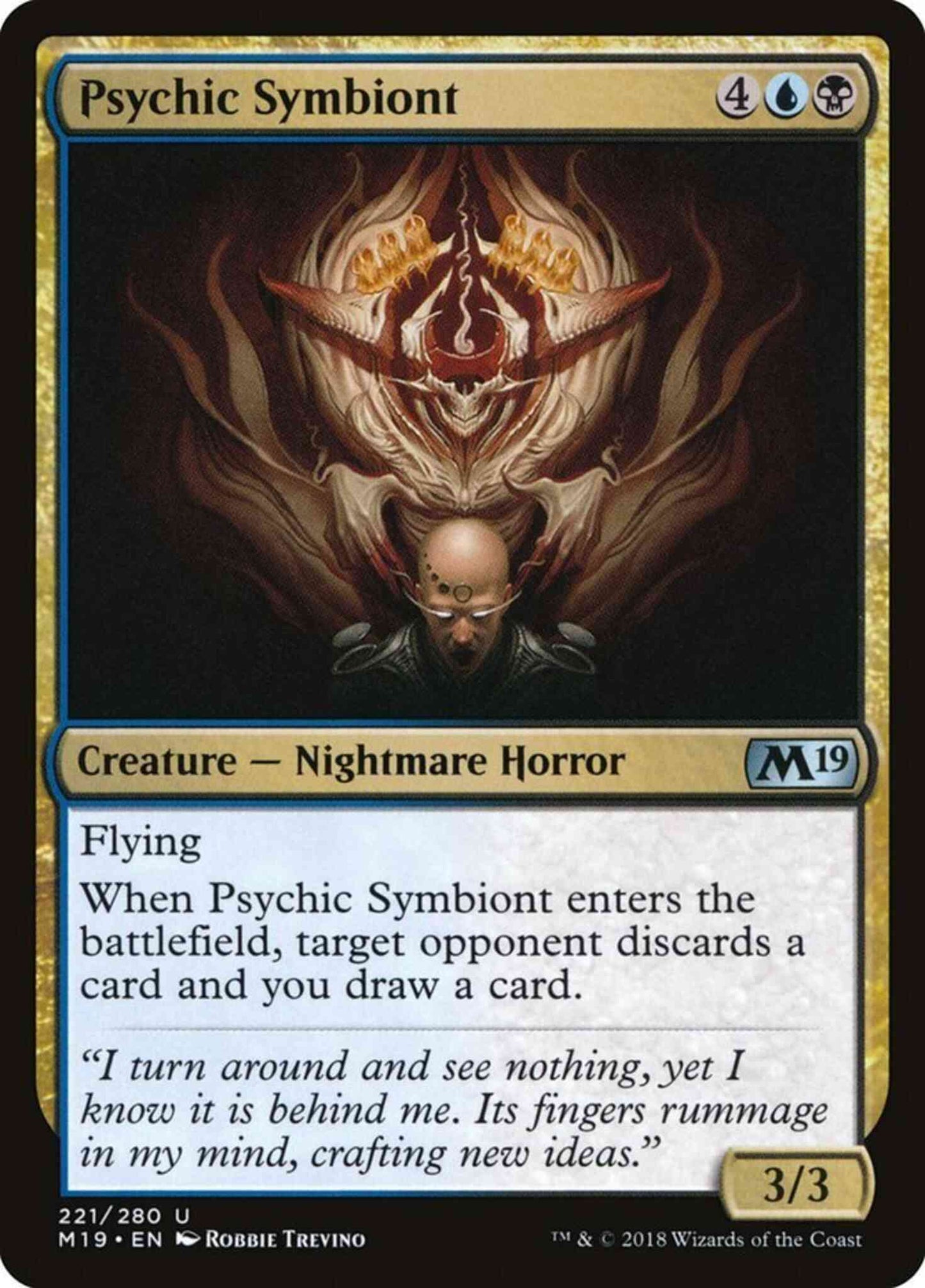 Psychic Symbiont [221] [Core Set 2019] [Non-Foil]