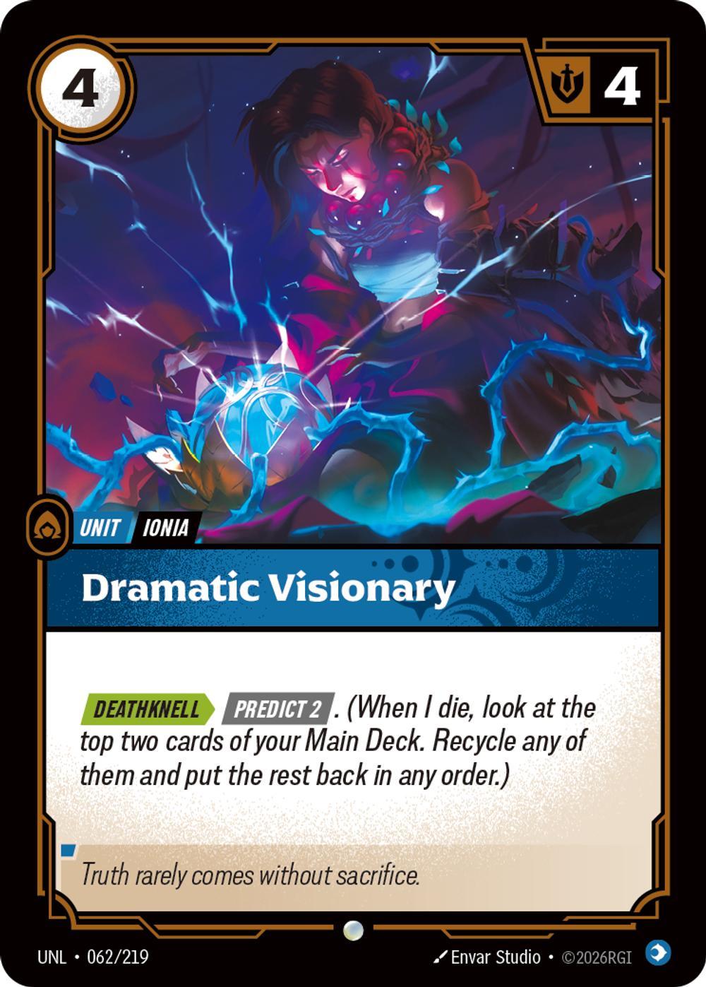 Dramatic Visionary - 062/219 [Unleashed] [Non-Foil]