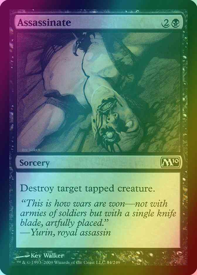 Assassinate [84] [Magic 2010] [Foil]