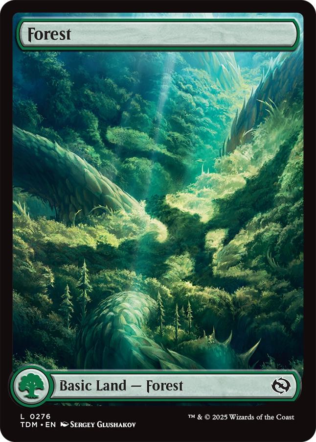 Forest [276] [Full Art] [Dragon's Presence] [Tarkir: Dragonstorm] [Non-Foil]
