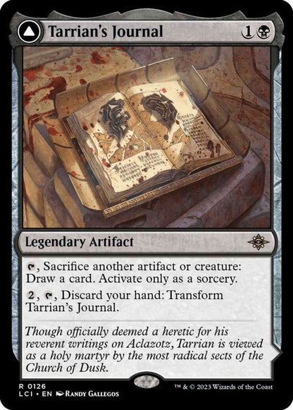 Tarrian's Journal // The Tomb of Aclazotz [126] [The Lost Caverns of Ixalan] [Non-Foil]