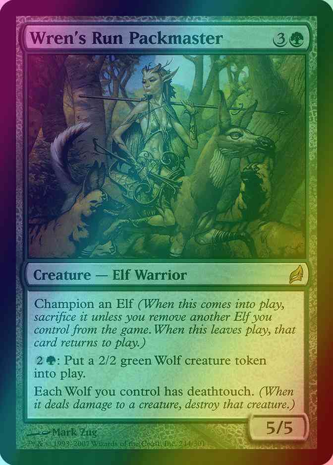 Wren's Run Packmaster [244] [Lorwyn] [Foil]