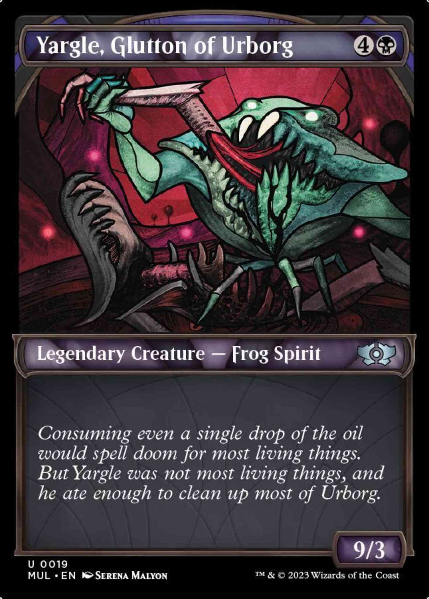 Yargle, Glutton of Urborg [19] [Planar Showcase] [Multiverse Legends] [Non-Foil]