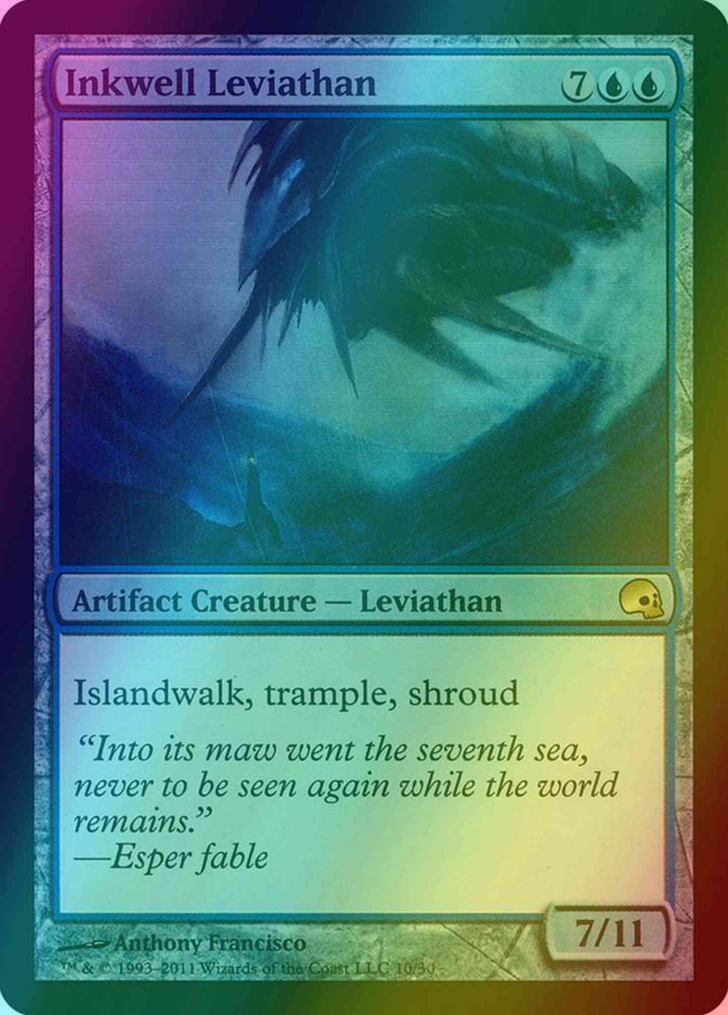 Inkwell Leviathan [10] [Premium Deck Series: Graveborn] [Foil]