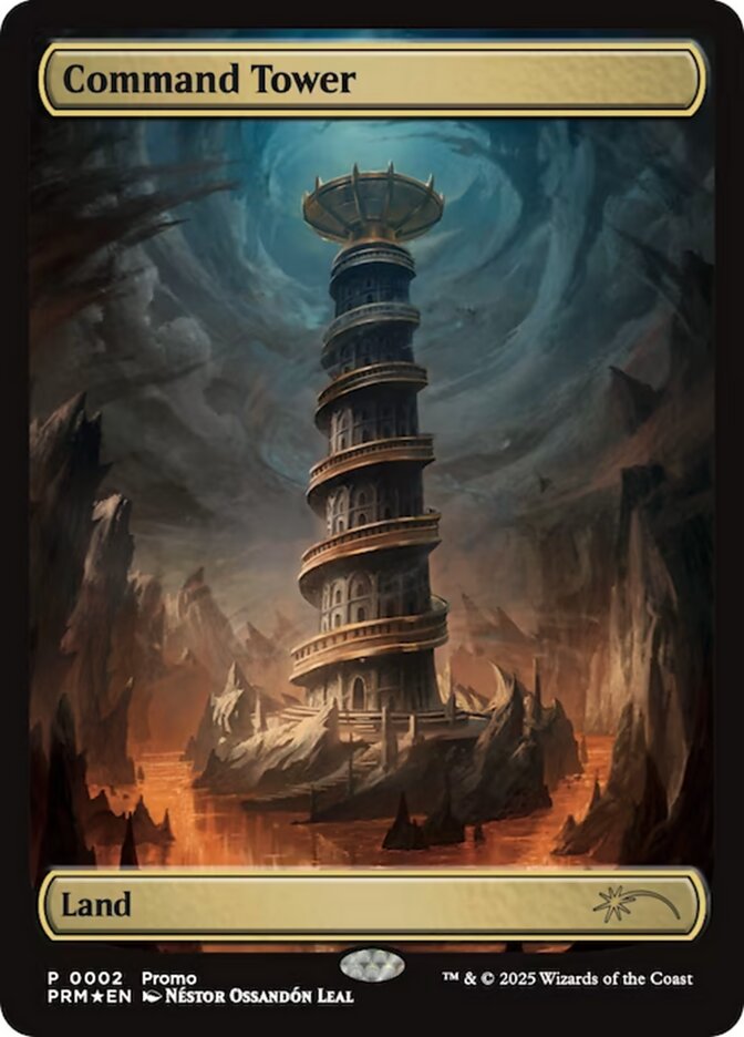 Command Tower [17] [Full Art] [PRM-0002] [Wizards Play Network 2025] [Foil]