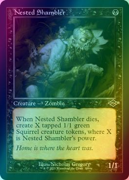 Nested Shambler [399] [Retro Frame] [Modern Horizons 2] [Foil]