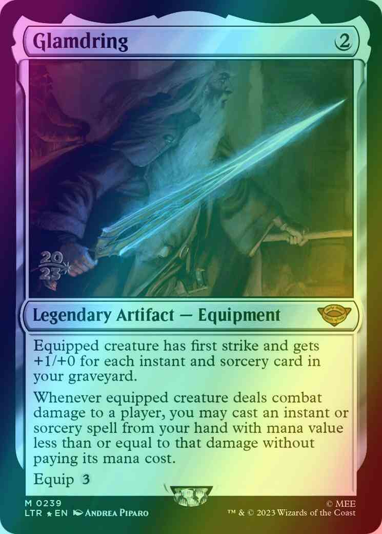 Glamdring [239s] [Prerelease] [The Lord of the Rings: Tales of Middle-earth: Promos] [Foil]