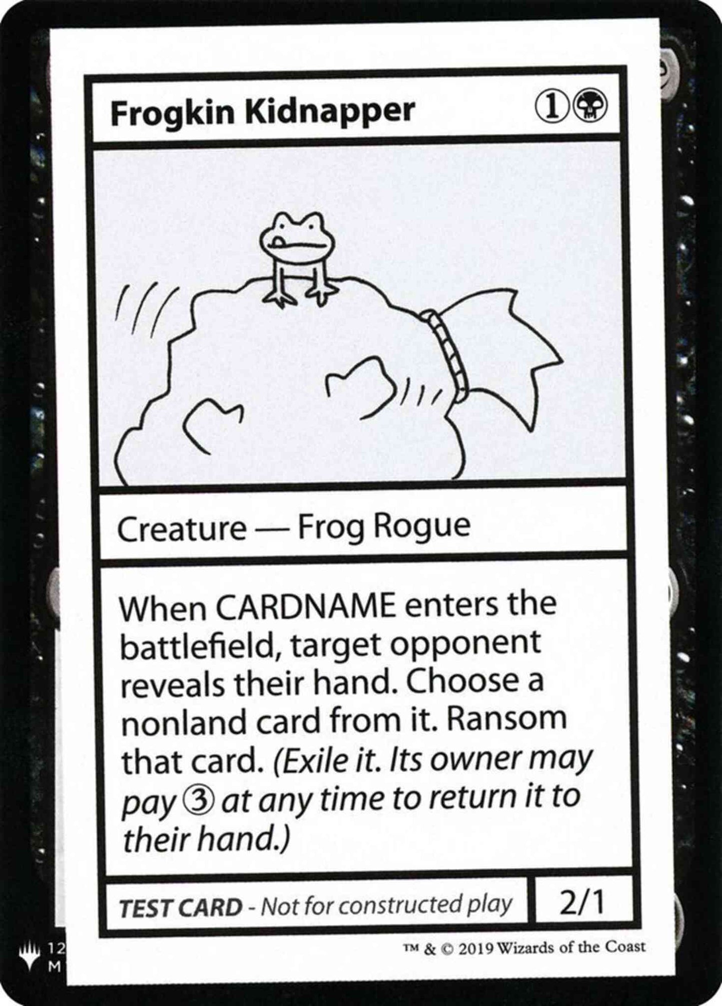 Frogkin Kidnapper - Symbol [42] [Mystery Booster Playtest Cards 2019] [Non-Foil]