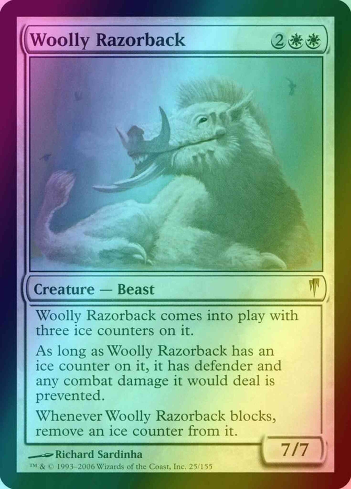 Woolly Razorback [25] [Coldsnap] [Foil]