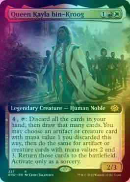 Queen Kayla bin-Kroog [357] [Extended Art] [The Brothers' War] [Foil]