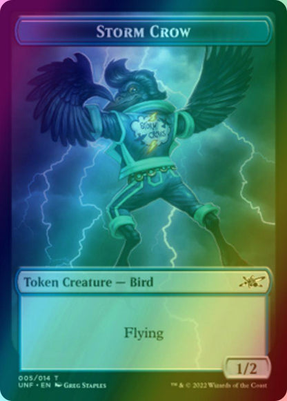 Clown Robot Token (03) // Storm Crow Token (05) [Unfinity: Tokens] [Foil]
