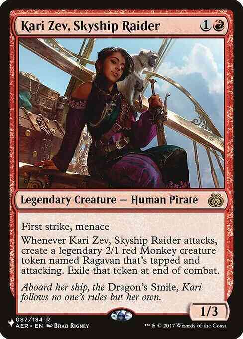 Kari Zev, Skyship Raider [AER-87] [The List] [Non-Foil]