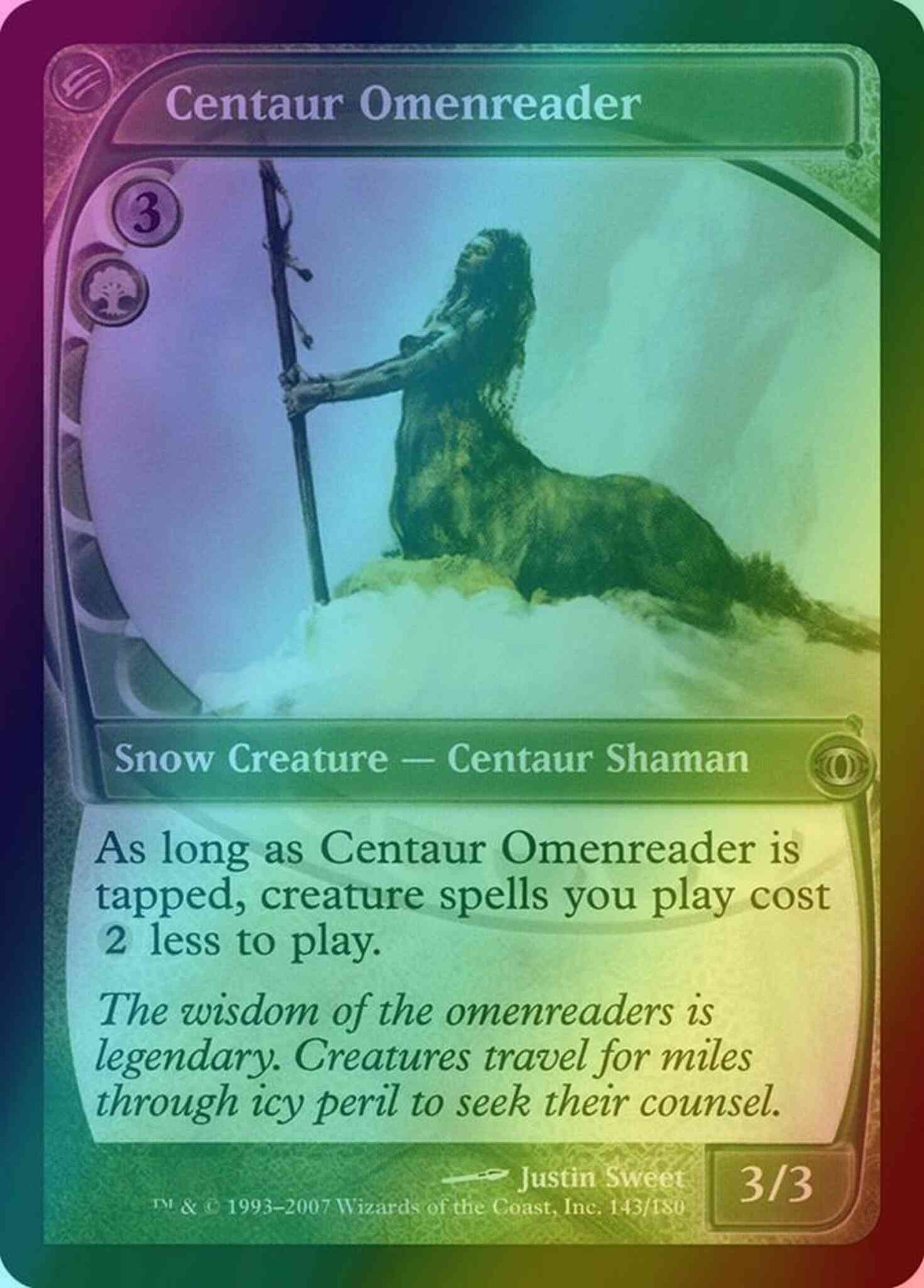 Centaur Omenreader [143] [Future Sight] [Foil]