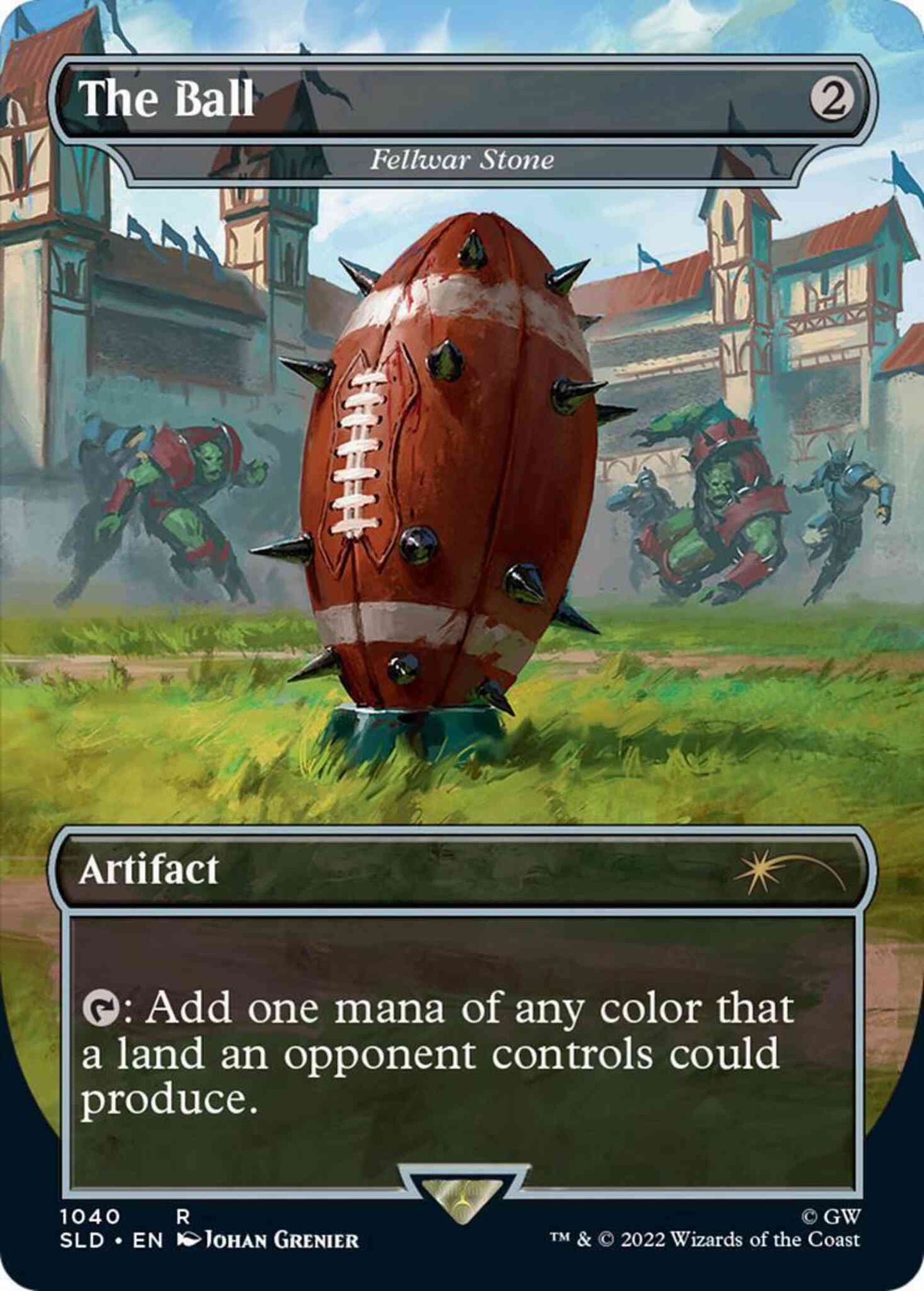 The Ball - Fellwar Stone [1040] [Borderless] [Blood Bowl] [Secret Lair Drop] [Non-Foil]