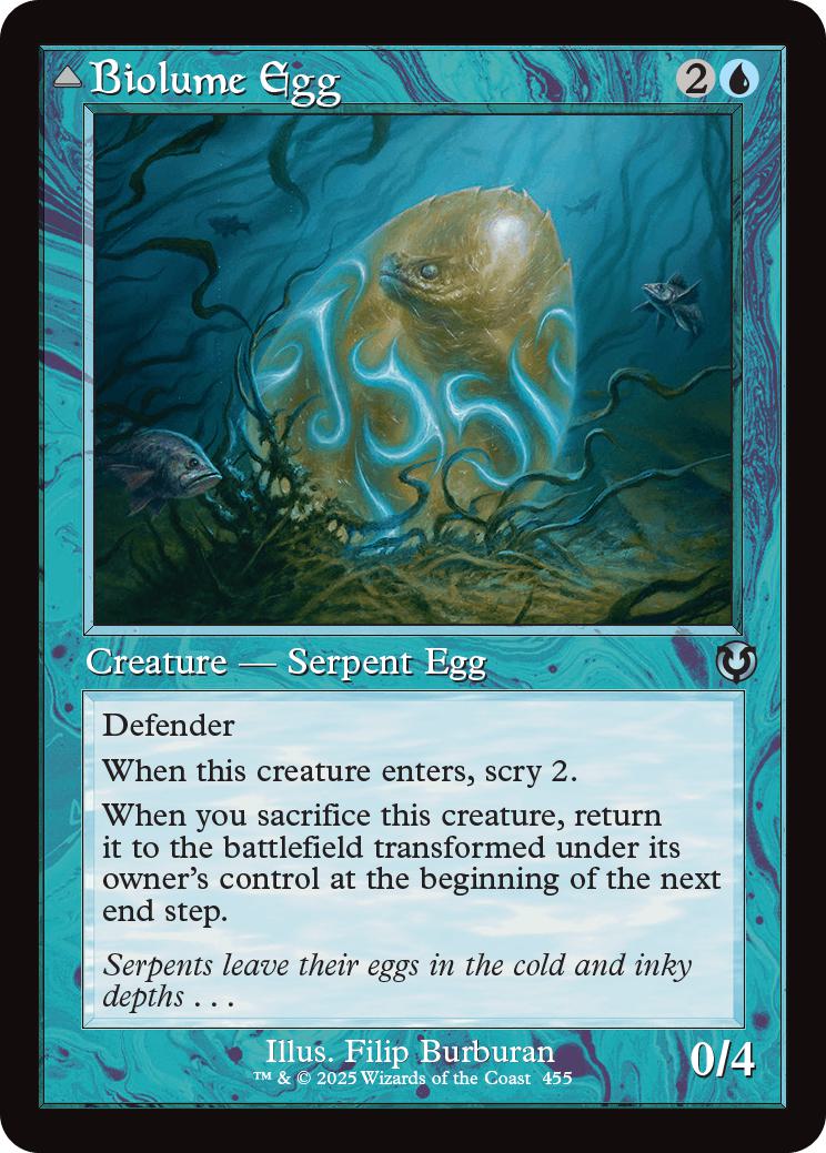 Biolume Egg // Biolume Serpent [455] [Retro Frame] [Innistrad Remastered] [Non-Foil]