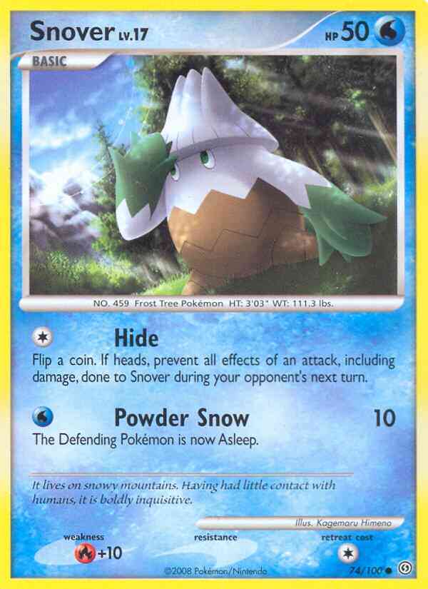 Snover - 74/100 - Common [dp7-74] [Reverse Holo]
