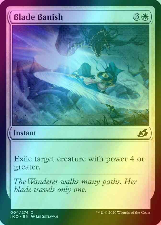 Blade Banish [4] [Ikoria: Lair of Behemoths] [Foil]