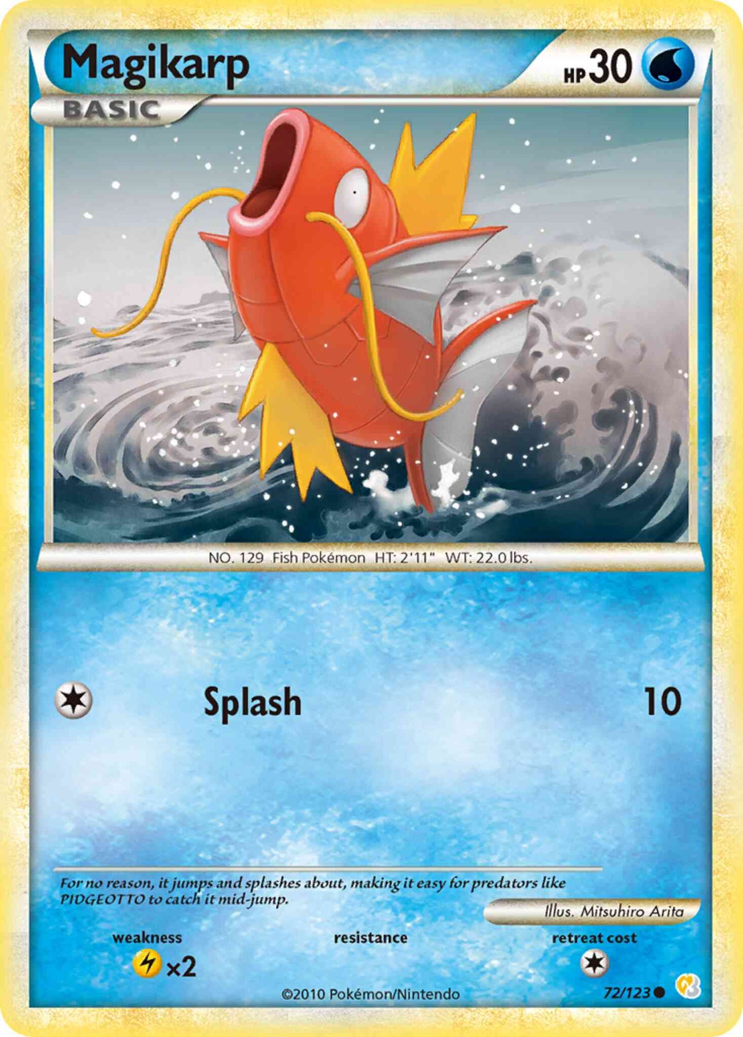 Magikarp - 72/123 - Common [hgss1-72] [Reverse Holo]