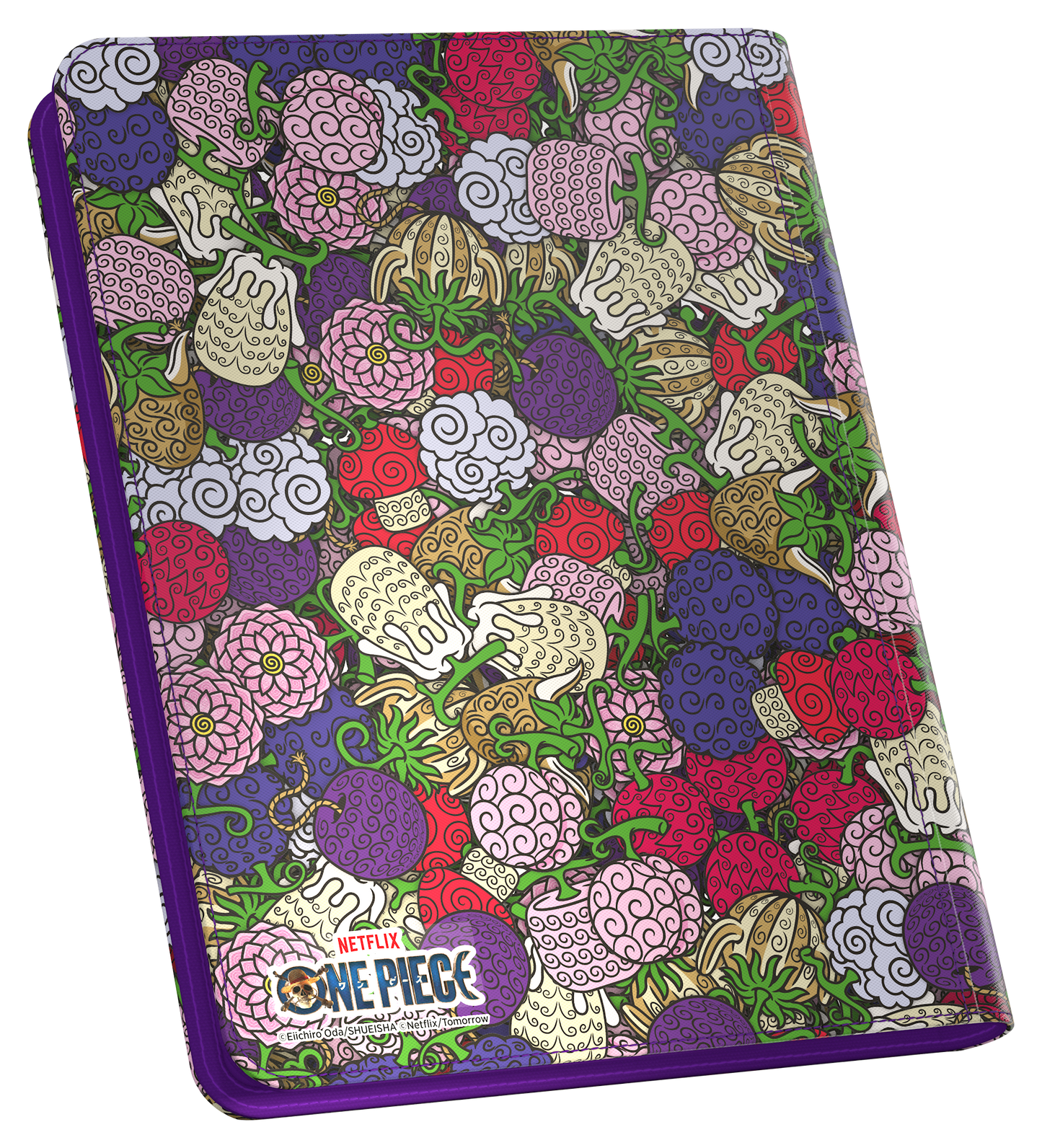 Ultimate Guard Zipfolio 360 Xenoskin Binder - 18-Pocket - One Piece - Devil Fruit Pattern