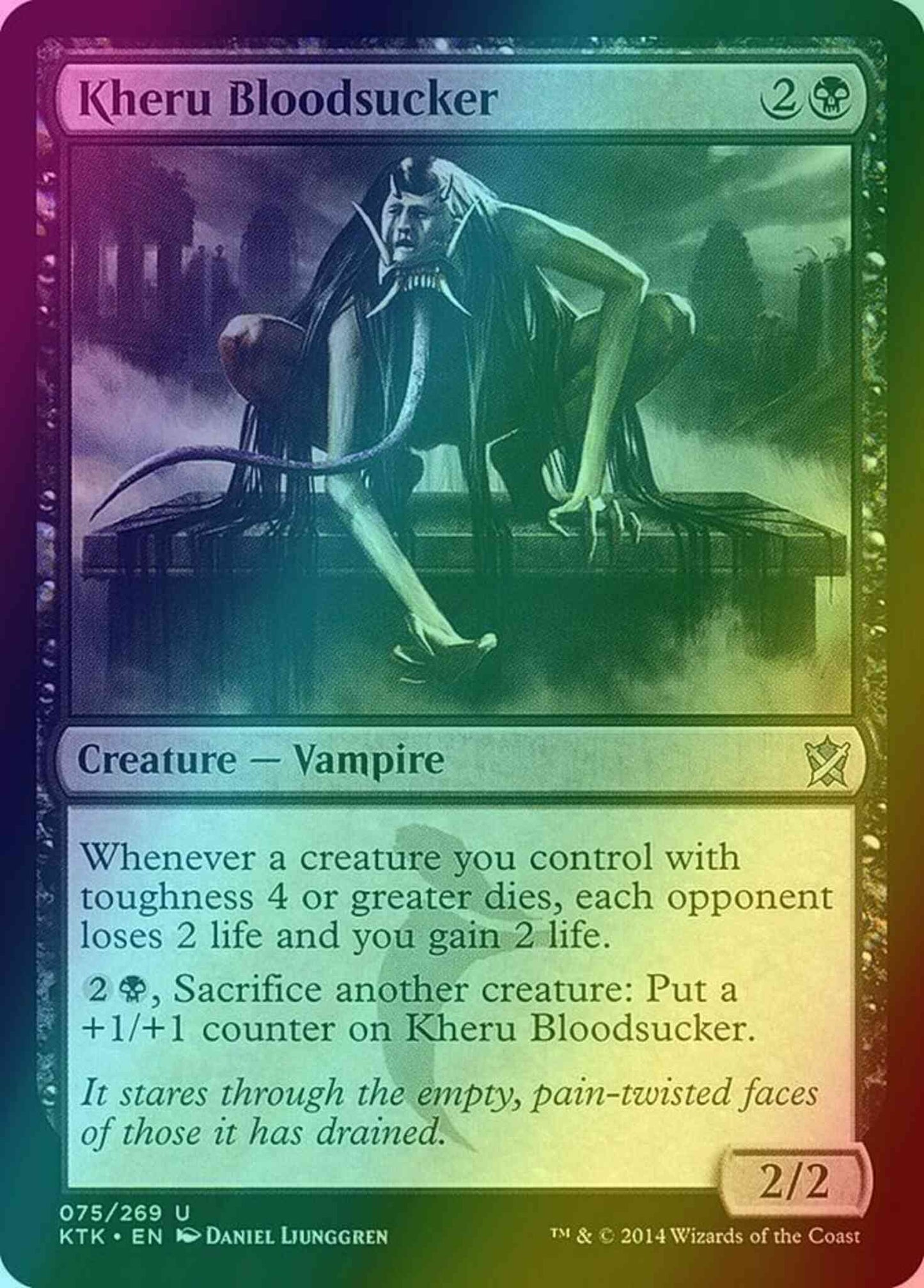 Kheru Bloodsucker [75] [Khans Of Tarkir] [Foil]