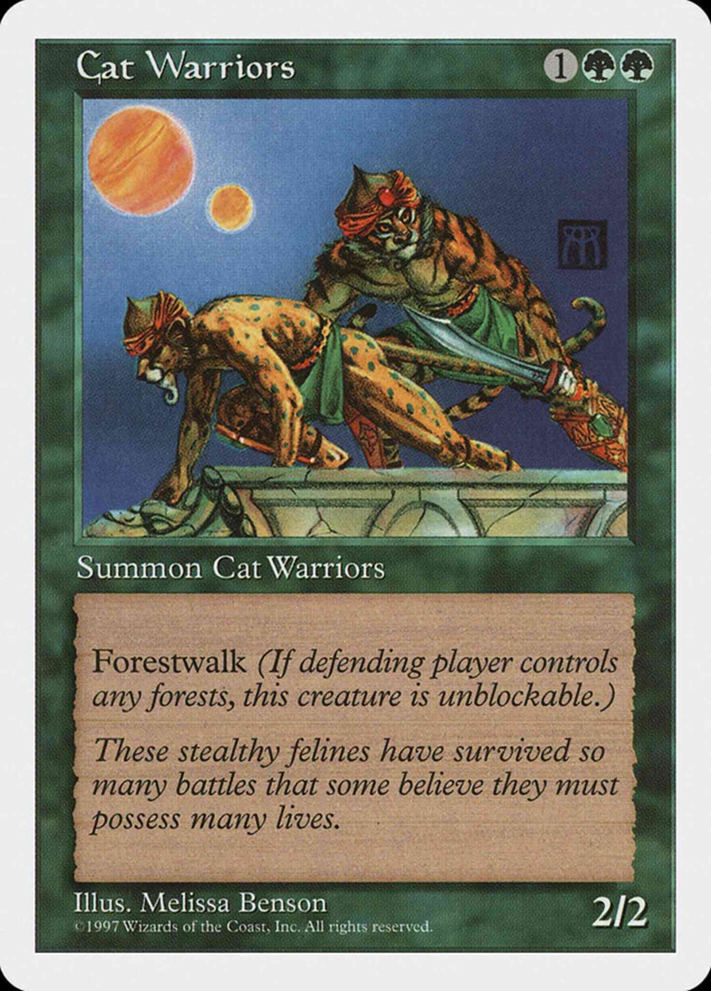 Cat Warriors [282] [Fifth Edition] [Non-Foil]