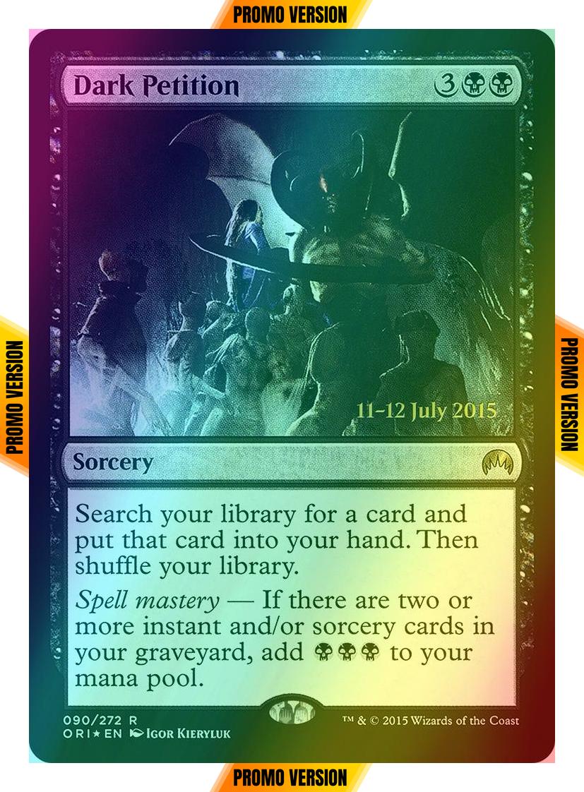 Dark Petition [90s] [Magic Origins Promos] [Foil]