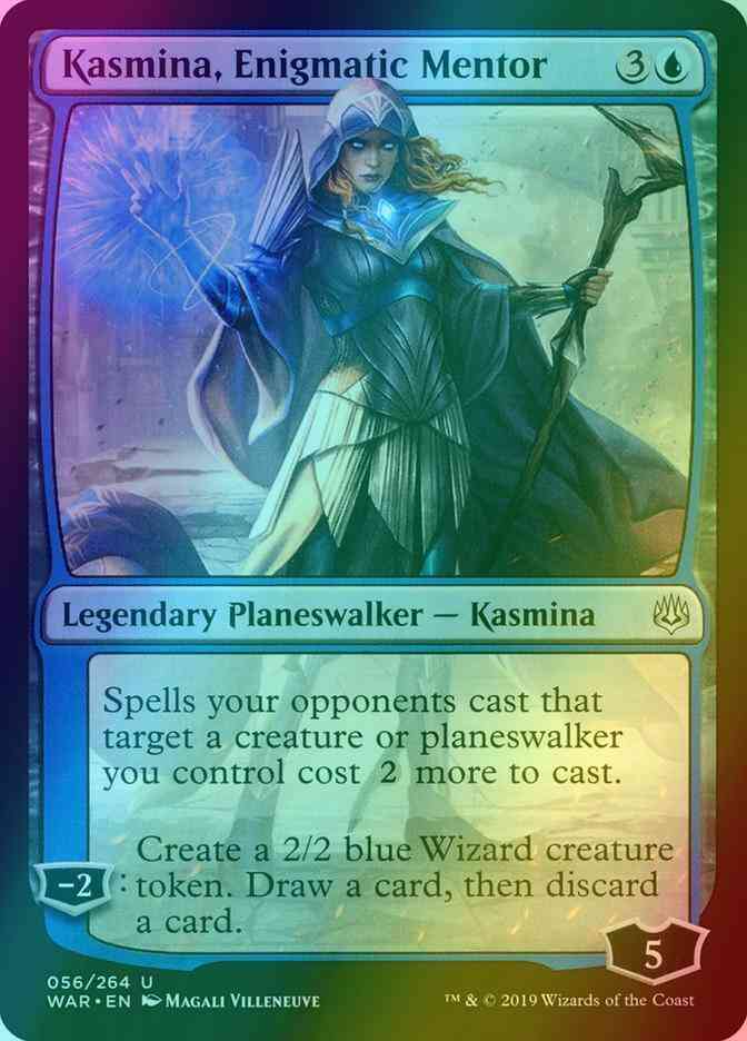 Kasmina, Enigmatic Mentor [56] [War of the Spark] [Foil]