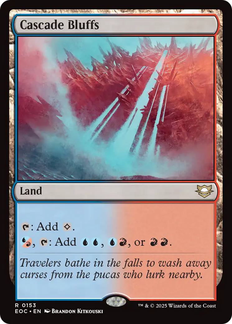 Cascade Bluffs [153] [Edge of Eternities: Commander] [Non-Foil]