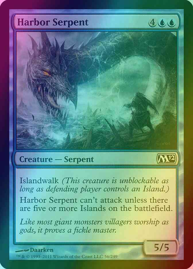 Harbor Serpent [56] [Magic 2012] [Foil]