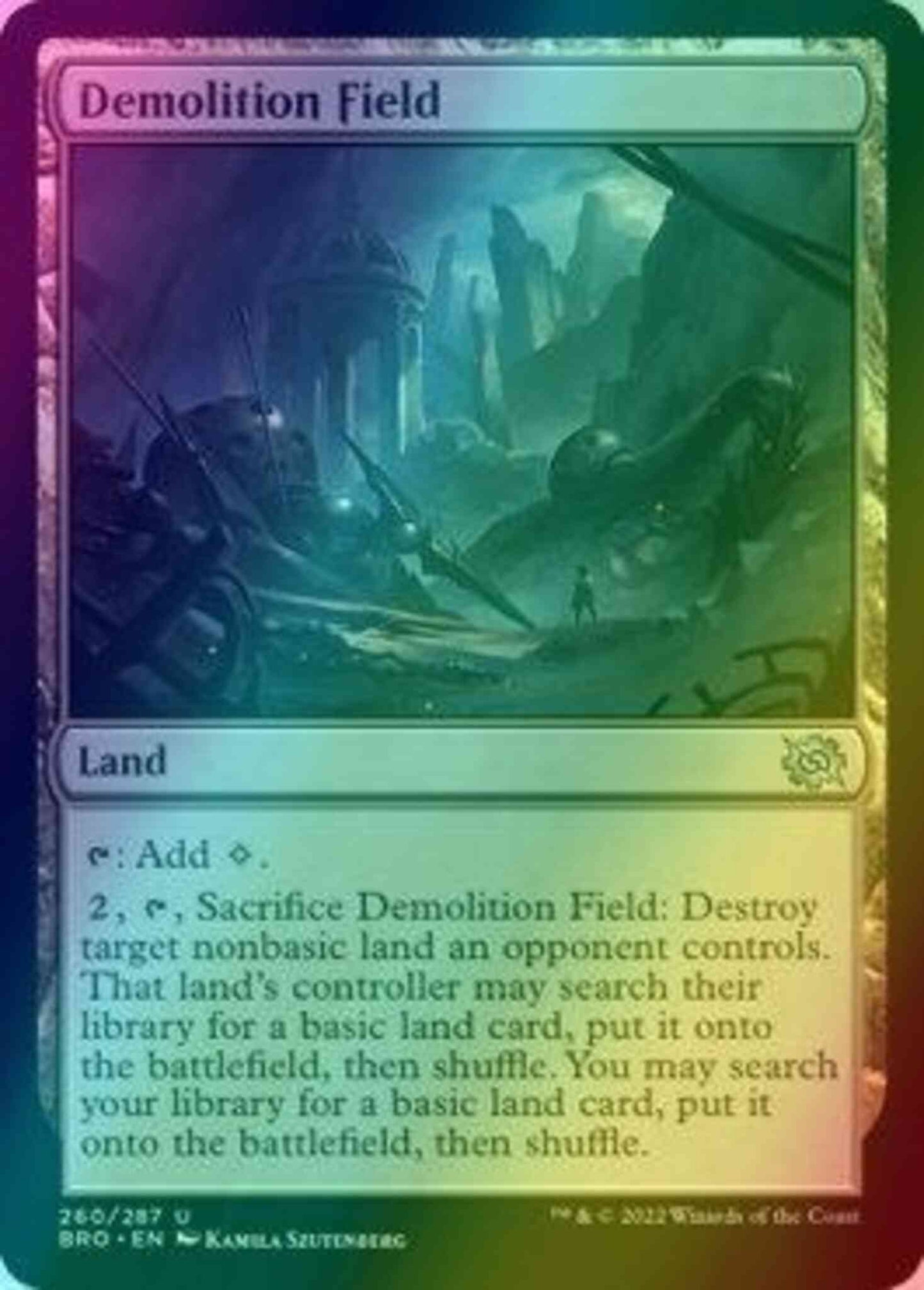 Demolition Field [260] [The Brothers' War] [Foil]