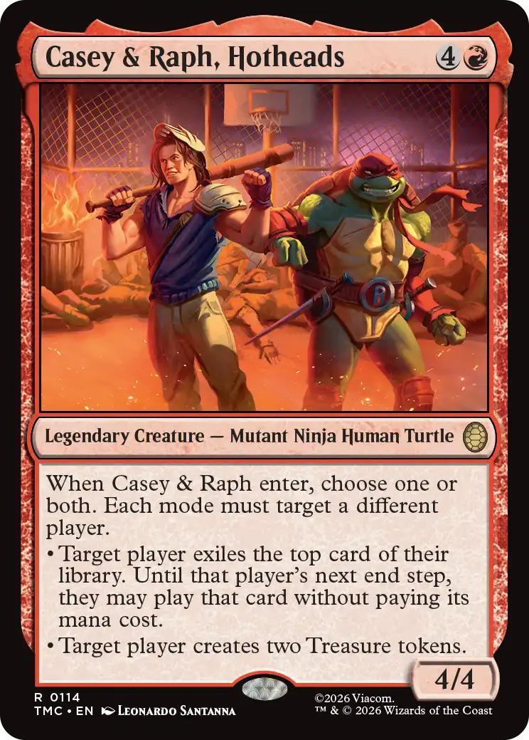 Casey & Raph, Hotheads [114] [Team-Up] [Teenage Mutant Ninja Turtles Eternal] [Non-Foil]
